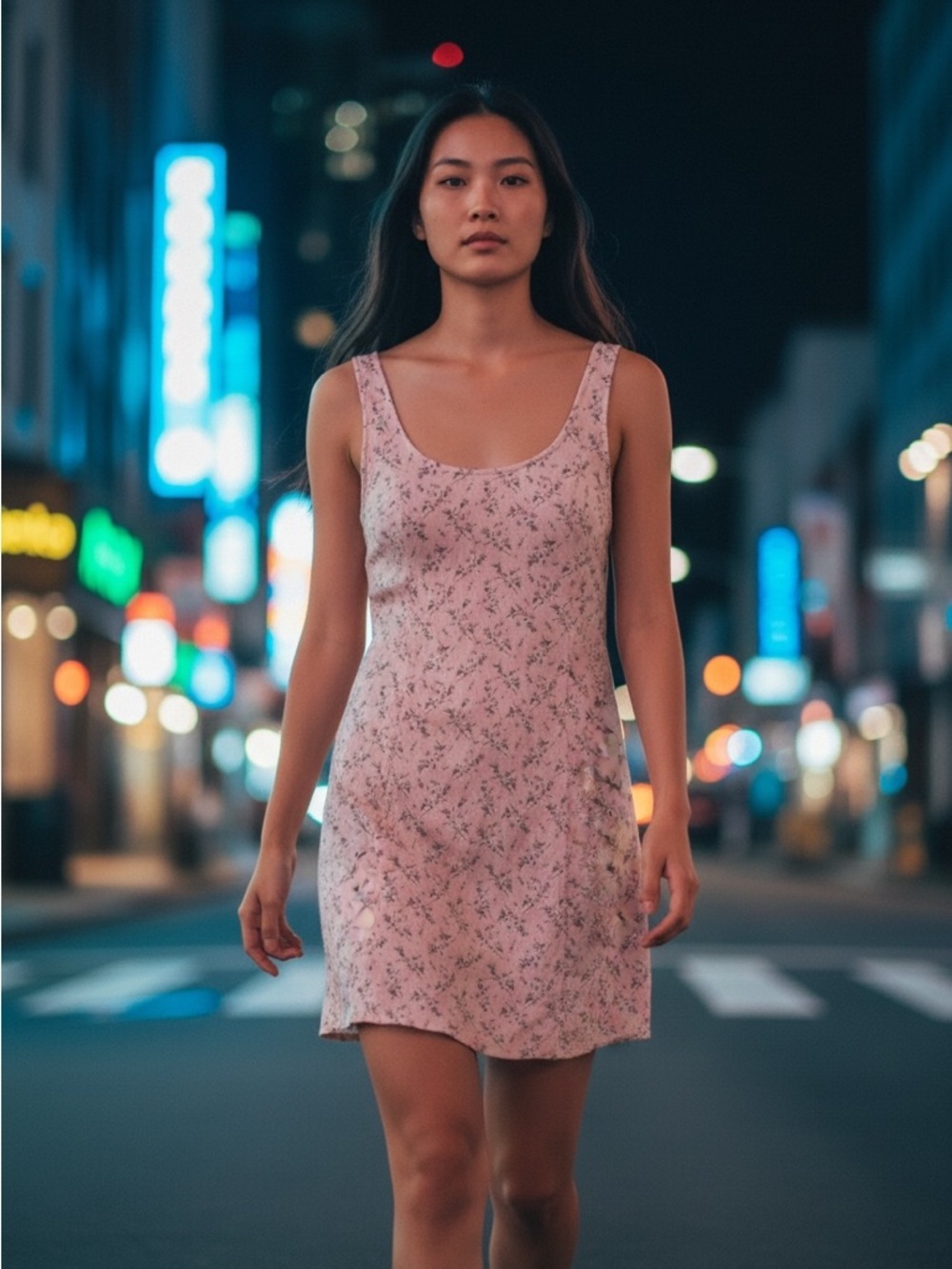 American Eagle Outfitters Pink Floral Slip Dress